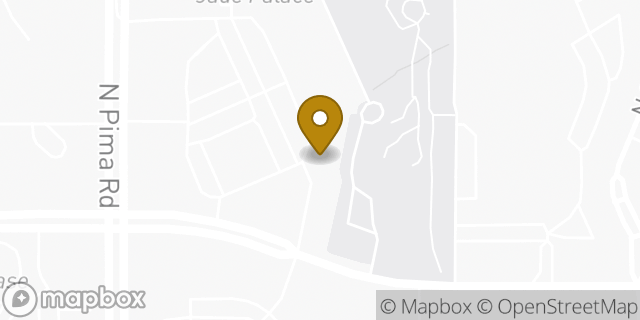 Map showing the location of Starbucks in Scottsdale, AZ 85255