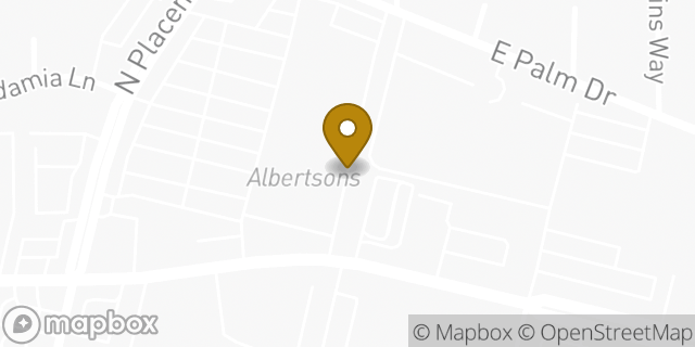 Map showing the location of Starbucks in Fullerton, CA 92831