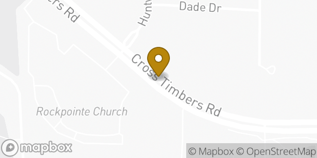 Map showing the location of ATM TomThumb in Flower Mound, TX 75028