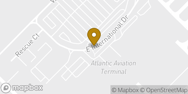 Map showing the location of Raleigh - Signature Aviation Raleigh RDU (Private Flights Only) in Raleigh, NC 27603