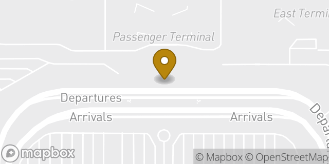 Map showing the location of Hertz in Colorado Springs, CO 80916