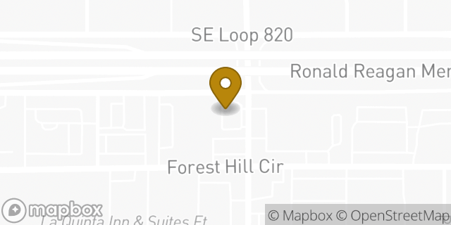 Map showing the location of ATM 7ELEVEN-FCTI in Fort Worth, TX 76140