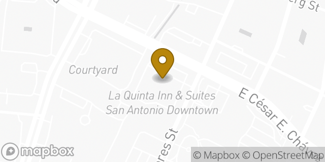 Map showing the location of La Quinta Inn & Suites in San Antonio, TX 78204