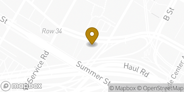 Map showing the location of lululemon in Boston, MA 02210