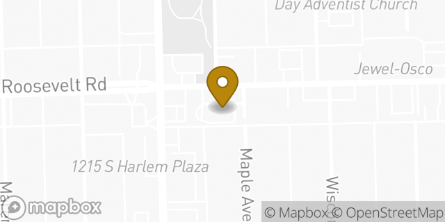 Map showing the location of McDonald's in Berwyn, IL 60402