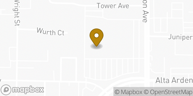 Map showing the location of Target in Sacramento, CA 95825