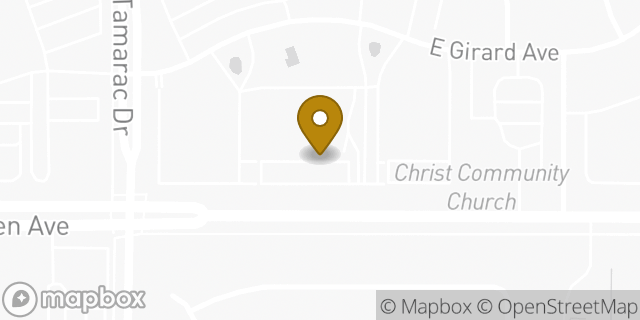Map showing the location of Brookdale Tamarac Square in Denver, CO 80231