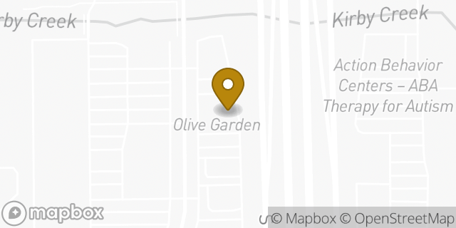 Map showing the location of Olive Garden in Grand Prairie, TX 75052