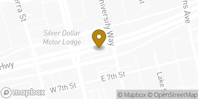 Map showing the location of ATM Walgreens in Reno, NV