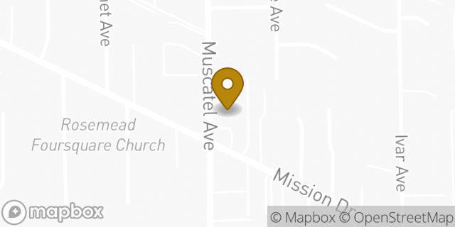 Map showing the location of ATM 7ELEVEN-FCTI in Rosemead, CA 91770