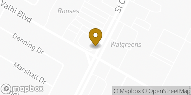 Map showing the location of CVS Pharmacy in Houma, LA 70360