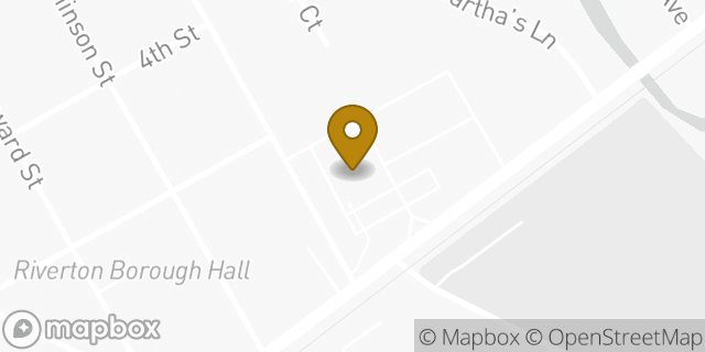 Map showing the location of Cvs Pharmacy in Riverton, NJ 08077