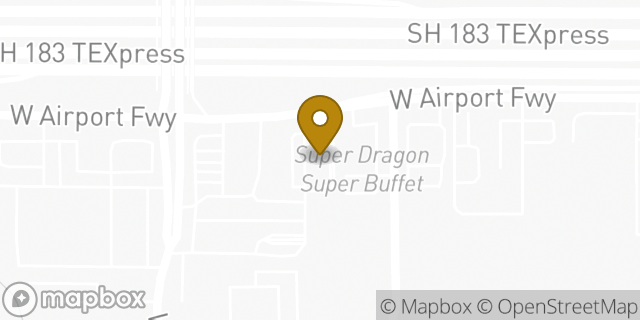Map showing the location of Hwy 183 & Murphy in Euless, TX 76040