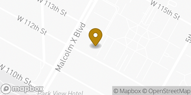 Map showing the location of Amazon Locker - Brynn in New York, NY 10026