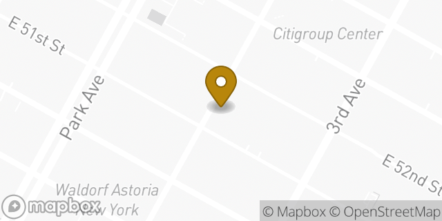 Map showing the location of WeWork in New York, NY 10022