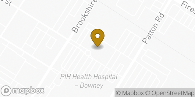 Map showing the location of Amazon Locker - Bavarois in Downey, CA 90241