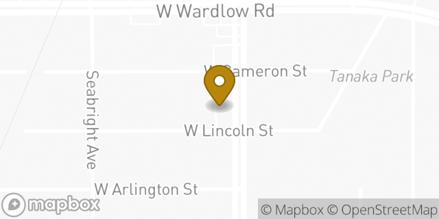 Map showing the location of Amazon Locker - Mozzarella in Long Beach, CA 90810