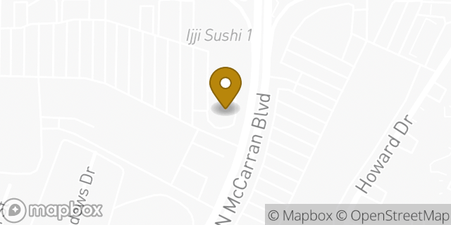 Map showing the location of Starbucks in Sparks, NV 89431