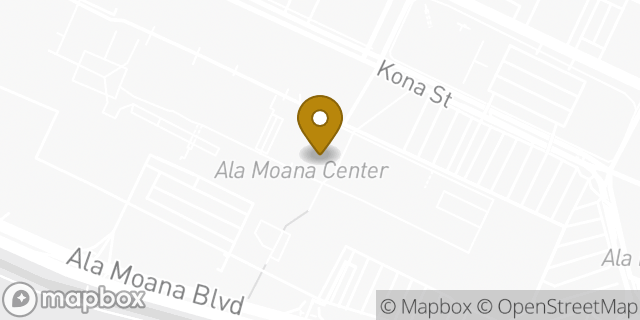 Map showing the location of YETI in Honolulu, HI 96814