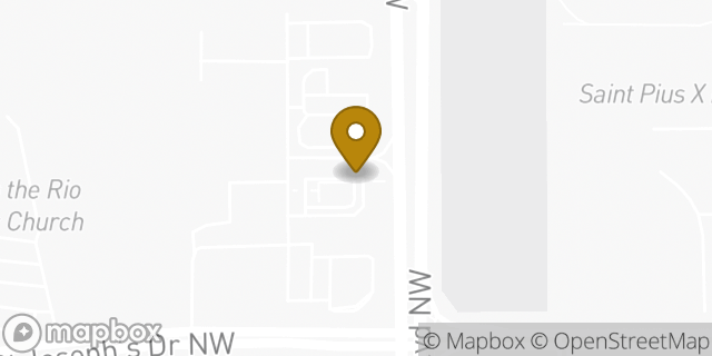 Map showing the location of Panera Bread in Albuquerque, NM 87120