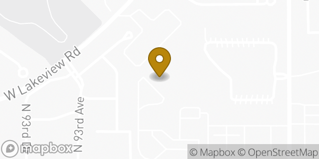 Map showing the location of Brookdale Union Hills in Peoria, AZ 85382
