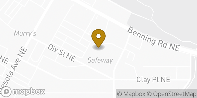 Map showing the location of Cvs Pharmacy in Washington, DC 20019
