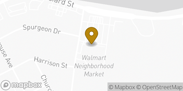 Map showing the location of Walmart Neighborhood Market in Monroe, LA 71203