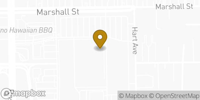 Map showing the location of Starbucks in Rosemead, CA 91770