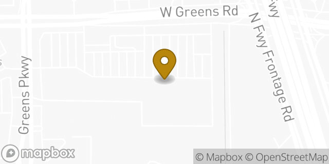 Map showing the location of Amazon Locker - Benigno in Houston, TX 77067
