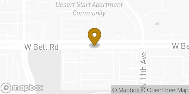 Map showing the location of Phoenix - Midway Auto Team HLE in Phoenix, AZ 85023