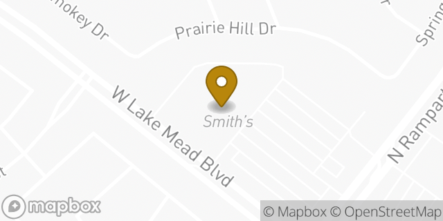 Map showing the location of Starbucks in Las Vegas, NV 89128