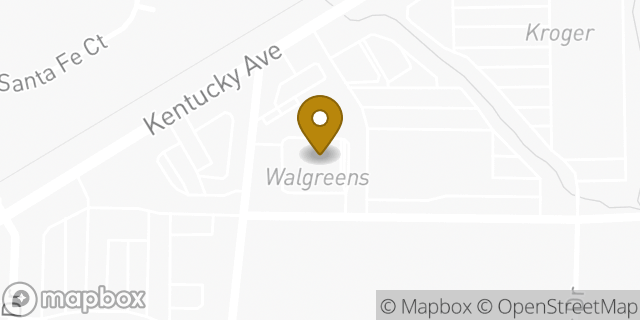 Map showing the location of ATM Walgreens in Indianapolis, IN
