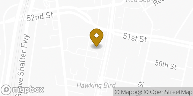 Map showing the location of Walgreens in Oakland, CA 94609