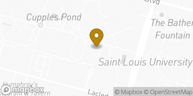 Map showing the location of Starbucks in St Louis, MO 63108