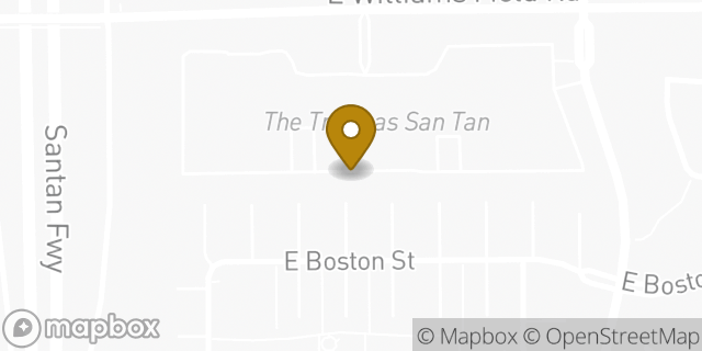 Map showing the location of Marshalls in Gilbert, AZ 85295