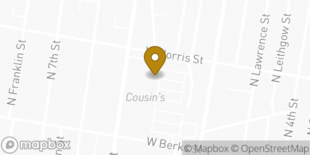 Map showing the location of Amazon Locker - Antigen in Philadelphia, PA 19122