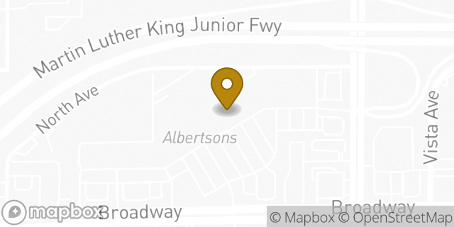 Map showing the location of ATM CVS in Lemon Grove, CA