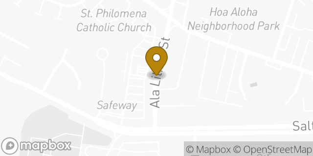 Map showing the location of CVS Pharmacy in Honolulu, HI 96818