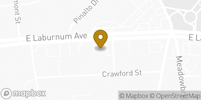 Map showing the location of Amazon Locker - Harmony in Richmond, VA 23222