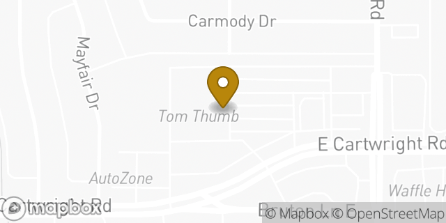 Map showing the location of Coinstar in Mesquite, TX 75149