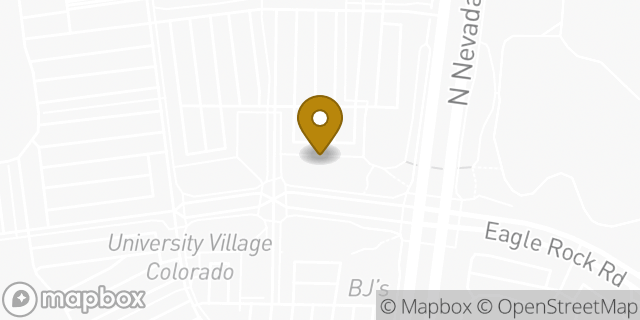 Map showing the location of Panera Bread in Colorado Springs, CO 80918