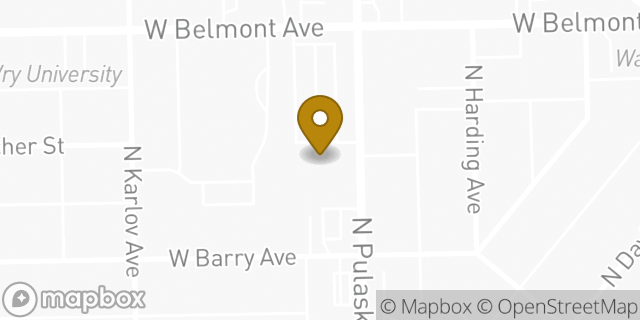 Map showing the location of Planet Fitness in Chicago, IL 60641