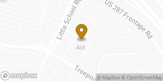 Map showing the location of Aldi in Arlington, TX 76017