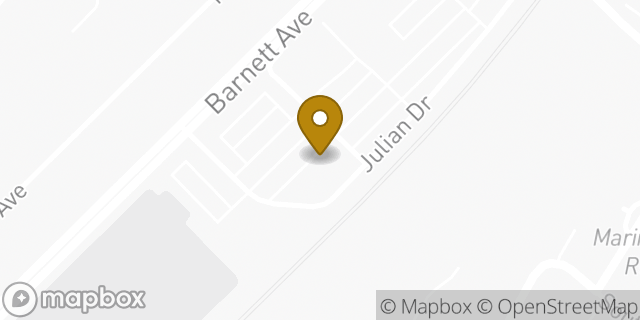 Map showing the location of Amazon Locker - Spot in Quantico, VA 22134