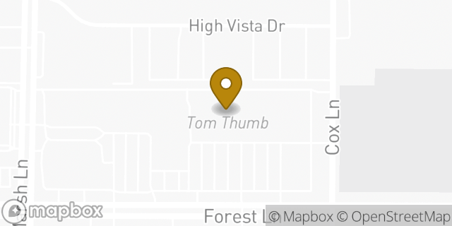 Map showing the location of Coinme in Dallas, TX 75244