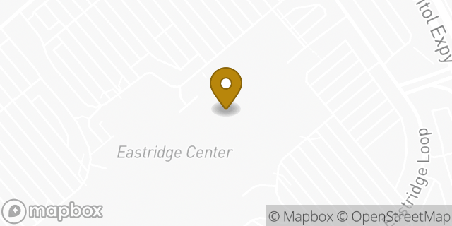 Map showing the location of Old Navy Eastridge Mall in San Jose, CA 95122