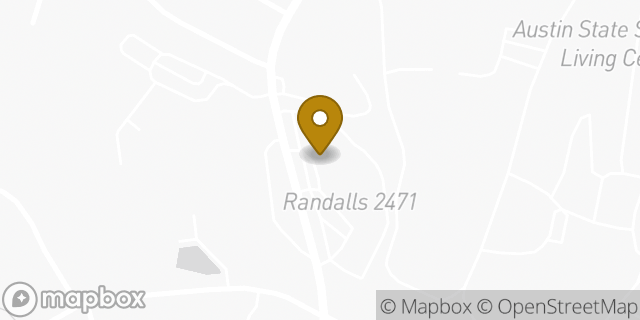 Map showing the location of Starbucks in Austin, TX 78703