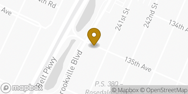 Map showing the location of American Legion in Rosedale, NY 11422