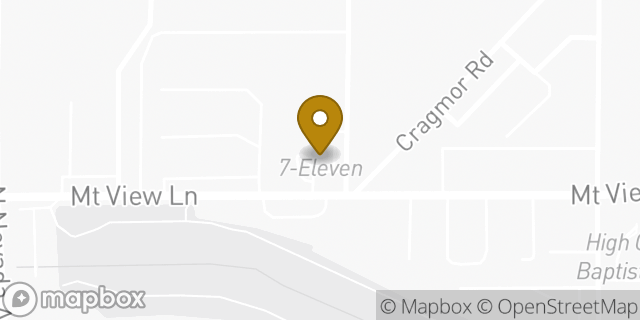 Map showing the location of 7-Eleven in Colorado Springs, CO 80907