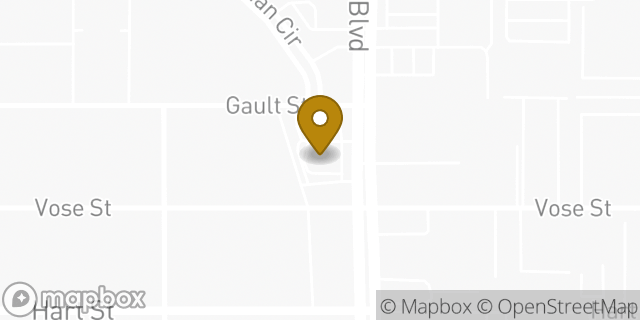 Map showing the location of McDonald's in Van Nuys, CA 91405